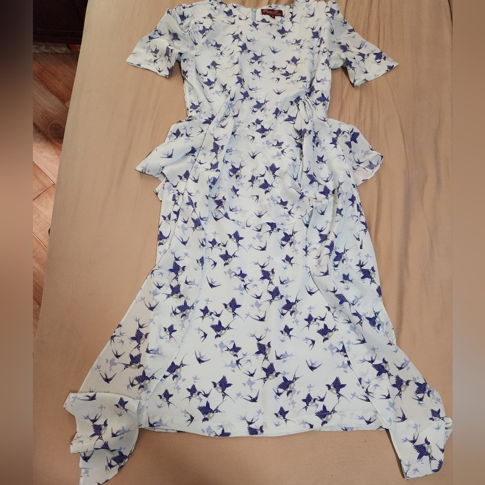 Project D Bluebird Peplum Dress ASO Pippa Middleton - Picture 4 of 8